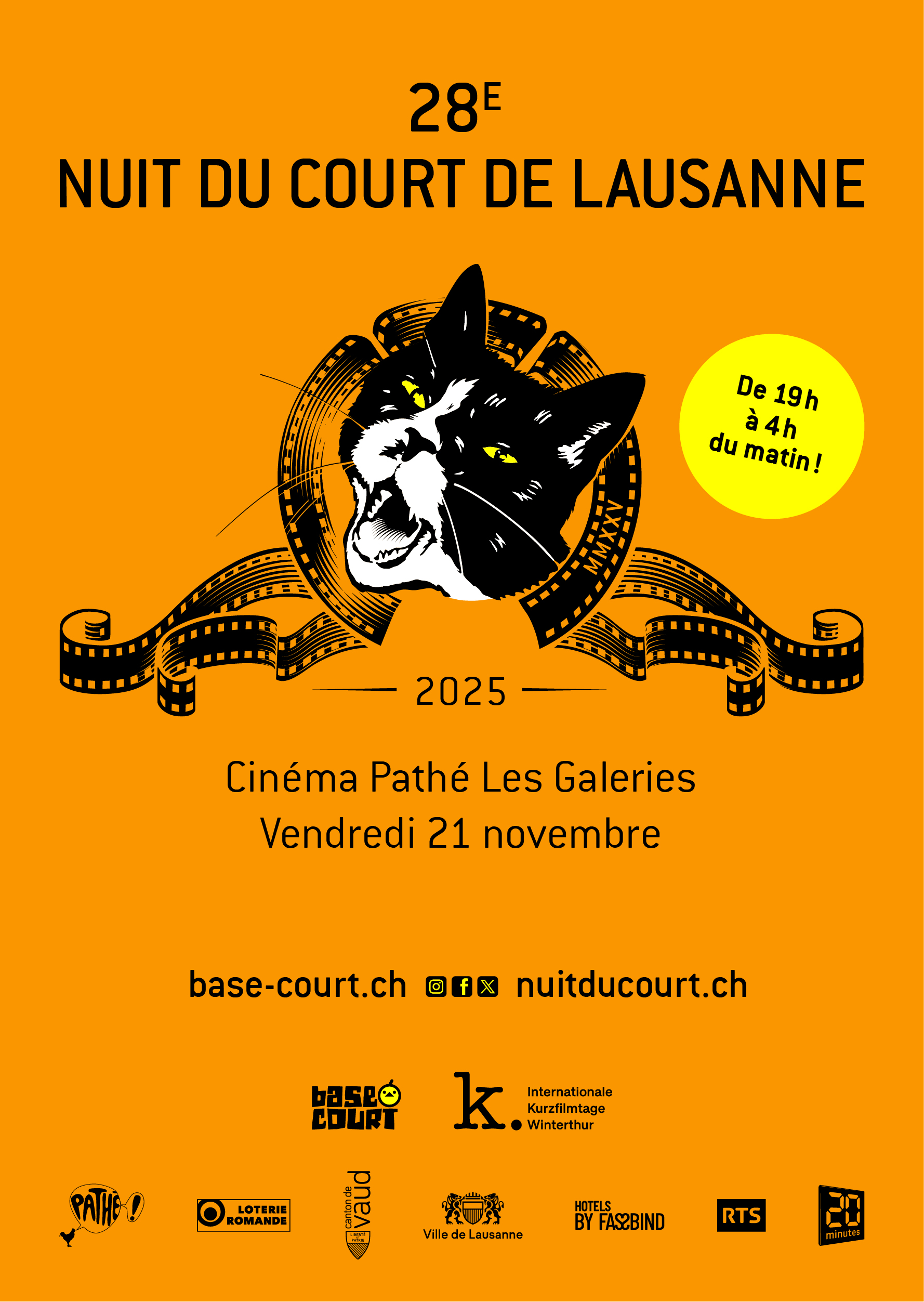 28e Nuit du Court de Lausanne